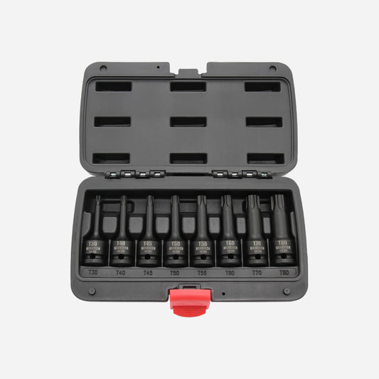Torx Impact Bit Socket Set 1/2" Dr., 8pc