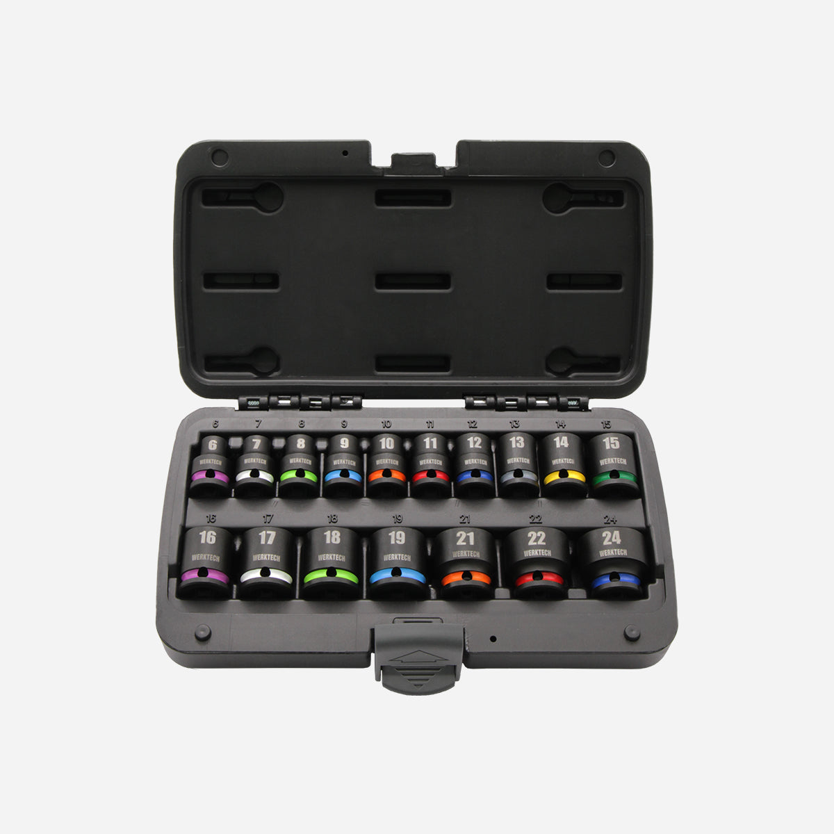 Impact Socket Set 3/8" Dr. 17pcs Color Coded