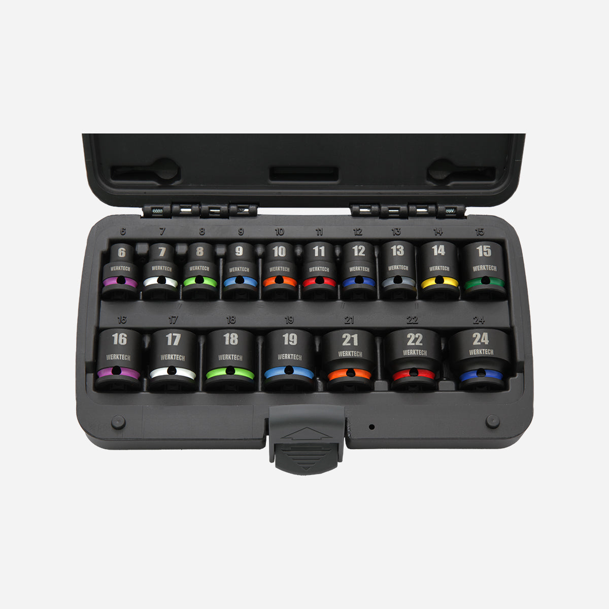 Impact Socket Set 3/8" Dr. 17pcs Color Coded