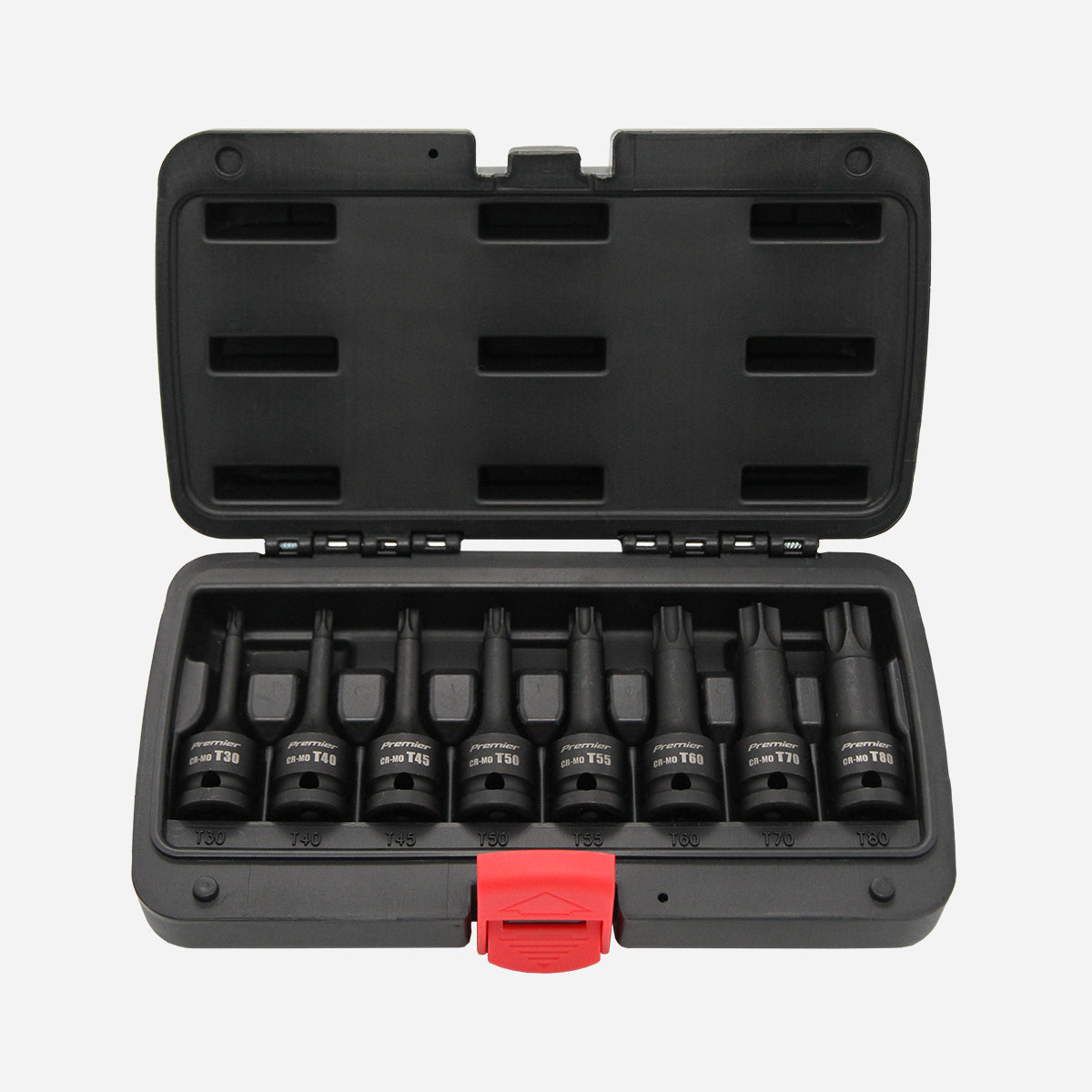 Torx Impact Socket Bit Set 1/2" Drive 8pc